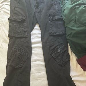 Men's Black Cargo Pants